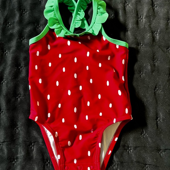 Old Navy Other - Old Navy Red and Green One Piece Swimsuit